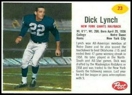 23 Dick Lynch
